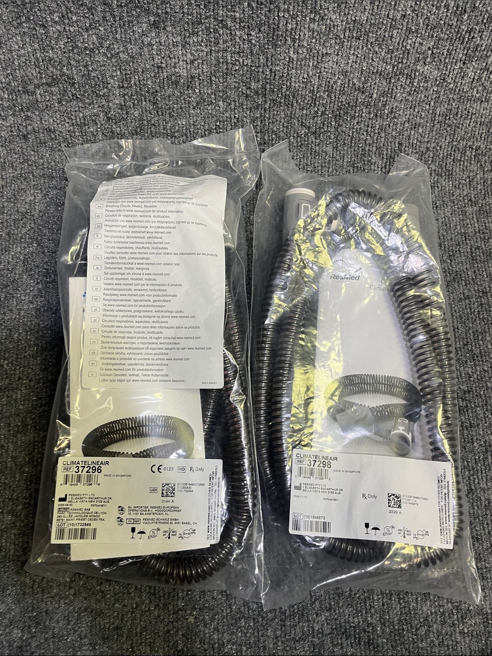 New CLIMATELINEAIR Hose Lot of 2 For Airsense 10